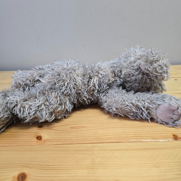 TY‎ Classics Dog Plush Rags Gray Stuffed Animal Floppy Scruffy Toy 2000 Vintage - Picture 2 of 11